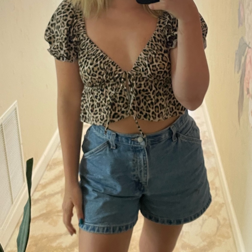 Cute cheetah top from urban outfitters